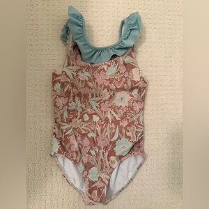 Minnow kids girls floral Swimsuit